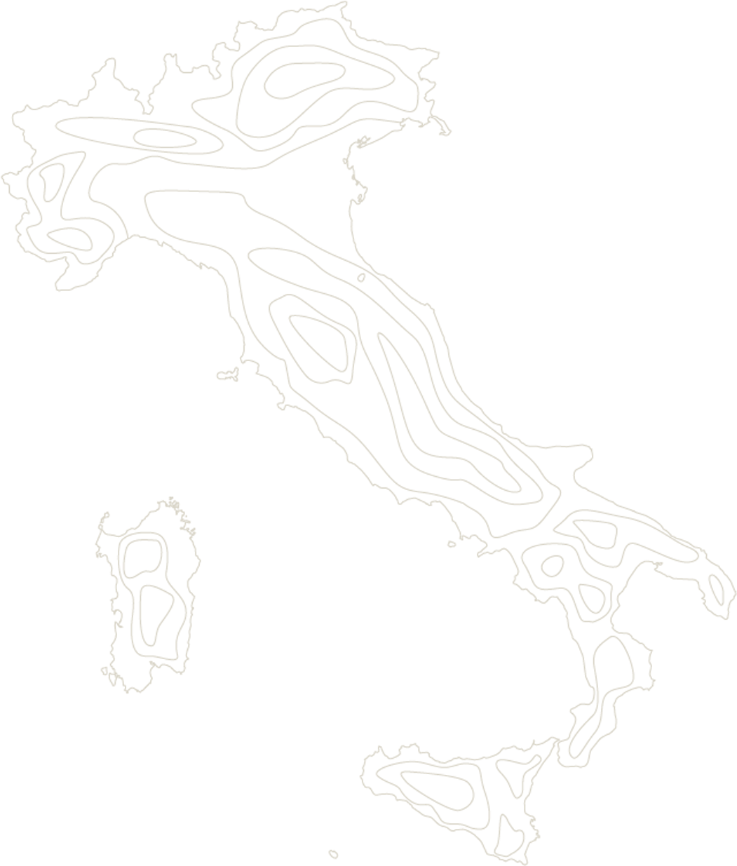 Map Of Italy - Sketch (1366x1353), Png Download