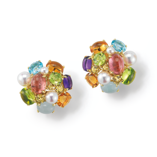 Seaman Schepps Sey Multi Small Bubble Earrings Multi - Earrings (570x570), Png Download