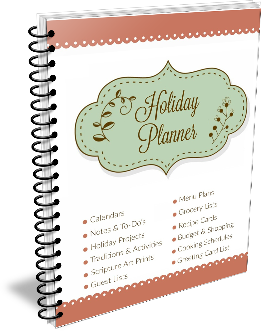 Holiday Planner For Thanksgiving & Christmas - Free Printable Holiday Planner 2018 (836x1061), Png Download