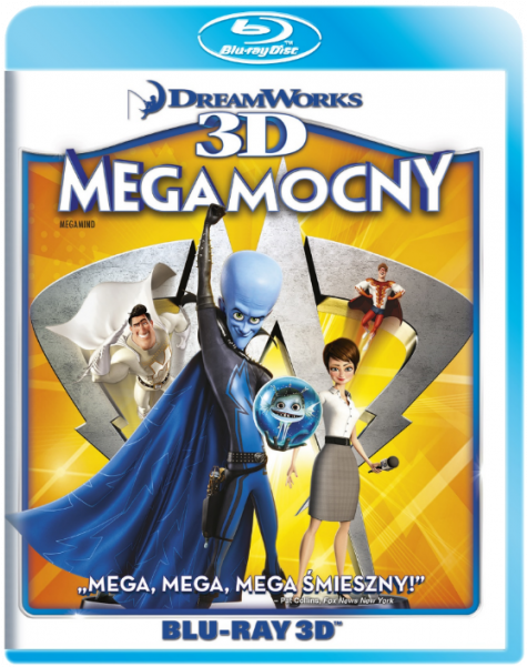 Megamind (bd) - Megamind 3d Blu Ray (600x600), Png Download