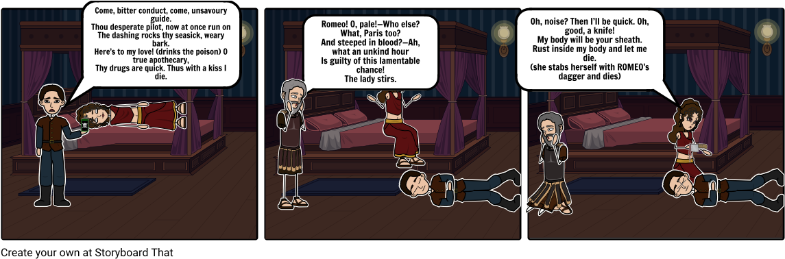 Romeo & Juliet - Cartoon (1164x385), Png Download