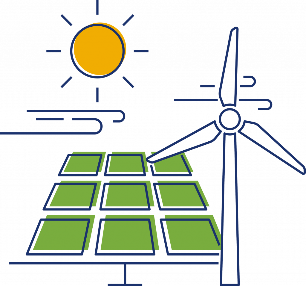 Icon Alt Energy - Wind Turbine (1024x955), Png Download