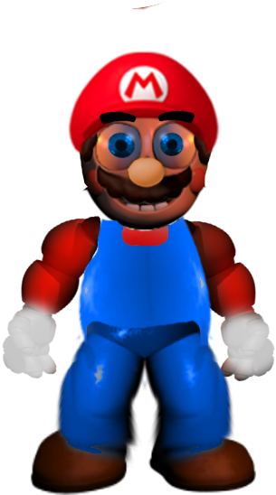 Shitty Mario - Super Mario Bros (674x674), Png Download