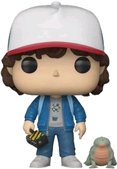 Dustin With Baby Dart Us Exclusive Pop Vinyl Figure - Stranger Things Pop Dart (600x600), Png Download
