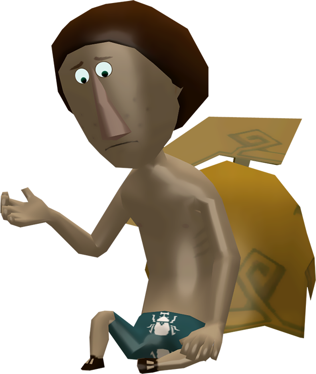 Beedle Figurine - Terry Zelda Wind Waker (625x740), Png Download