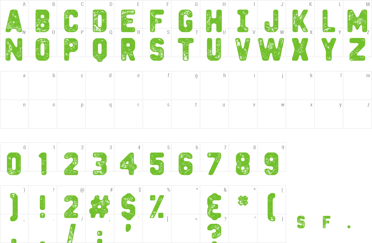 Font Heavy Metal Box Preview - Number (1300x850), Png Download