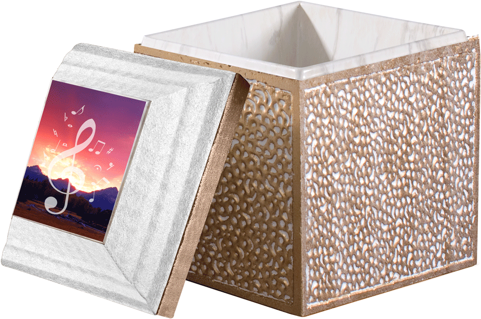 Urn Vault Applique With Emblem - Storage Basket (1000x655), Png Download