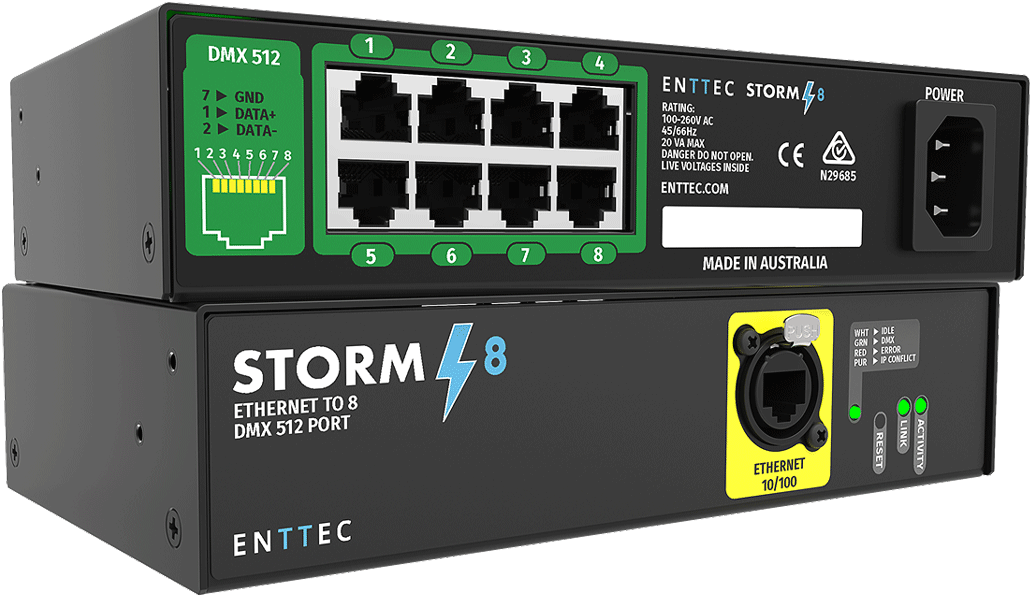 Control A Total Of 4096 Dmx Channels, Thanks To 8 Dmx - Fvs336g (1200x740), Png Download