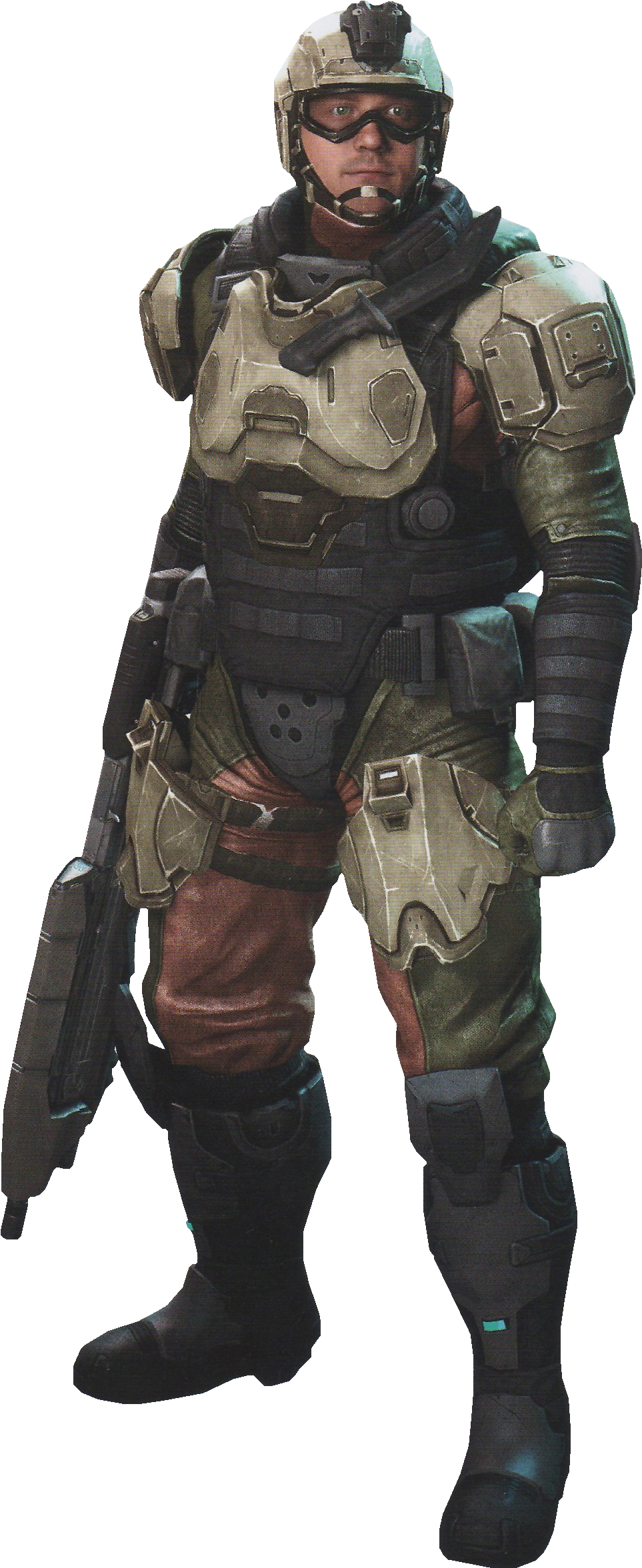 Its Also The Same Set As Infantery 4 Only Diffrent - Unsc Marine Halo 4 (1020x2420), Png Download