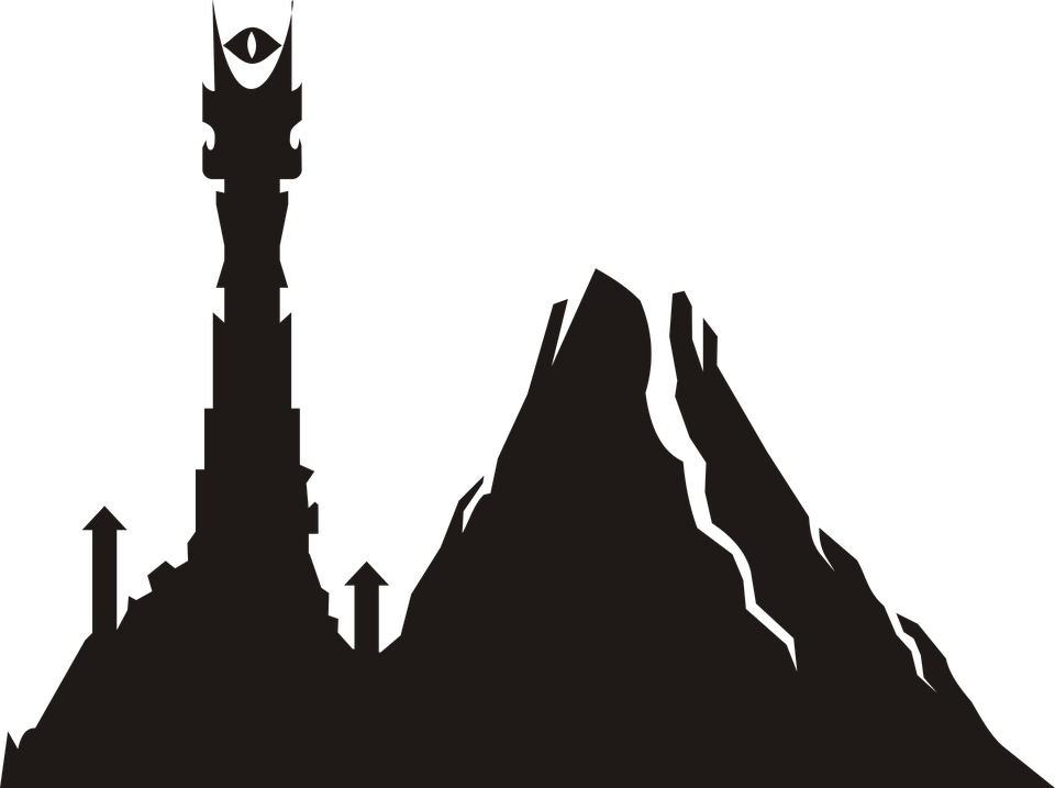 Lotr Witch King Minimal - The Lord Of The Rings (960x717), Png Download
