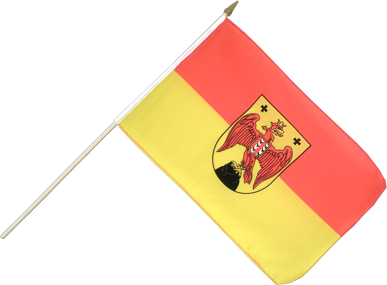 Hand Waving Flag 12x18" - Construction Paper (1500x1260), Png Download