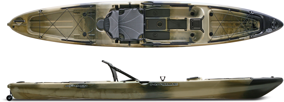 Slayer 14 5 Hiddenoak Png - Sea Kayak (1000x425), Png Download