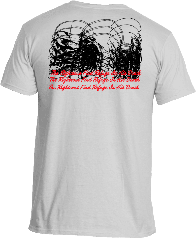 Refuge In His Death Back On White - Active Shirt (1000x1000), Png Download