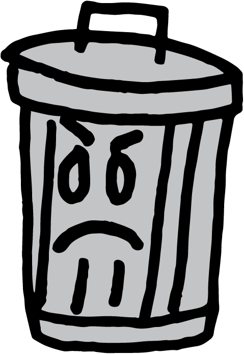 Misfit-trashcan@2x (479x694), Png Download