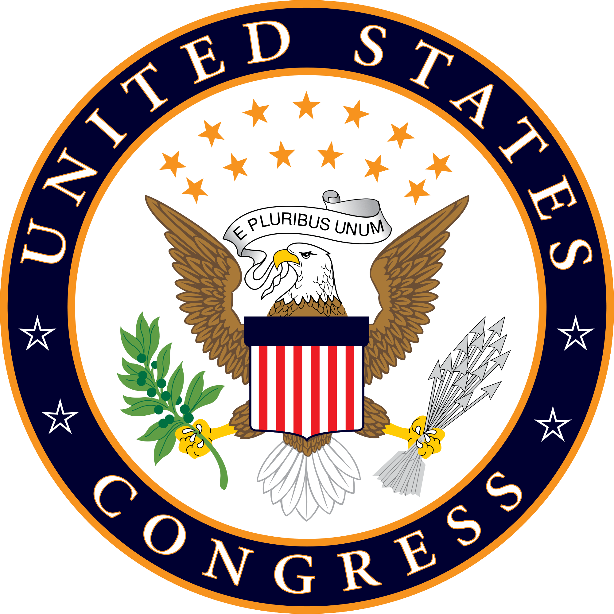 United States Congress Seal (2000x2000), Png Download