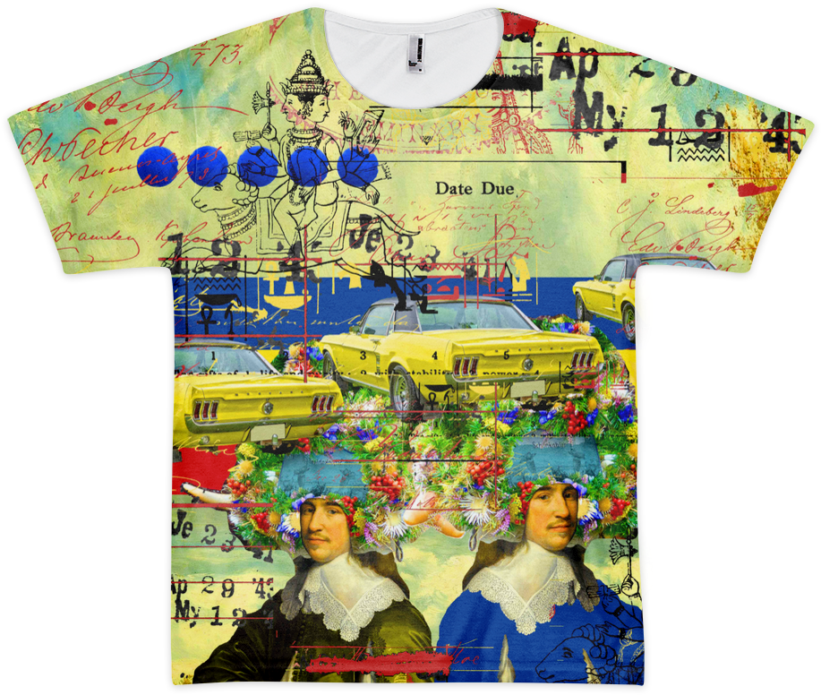 American Apparel White Flat Front Mockup - Portret Van Henrick Hooft (1000x1000), Png Download