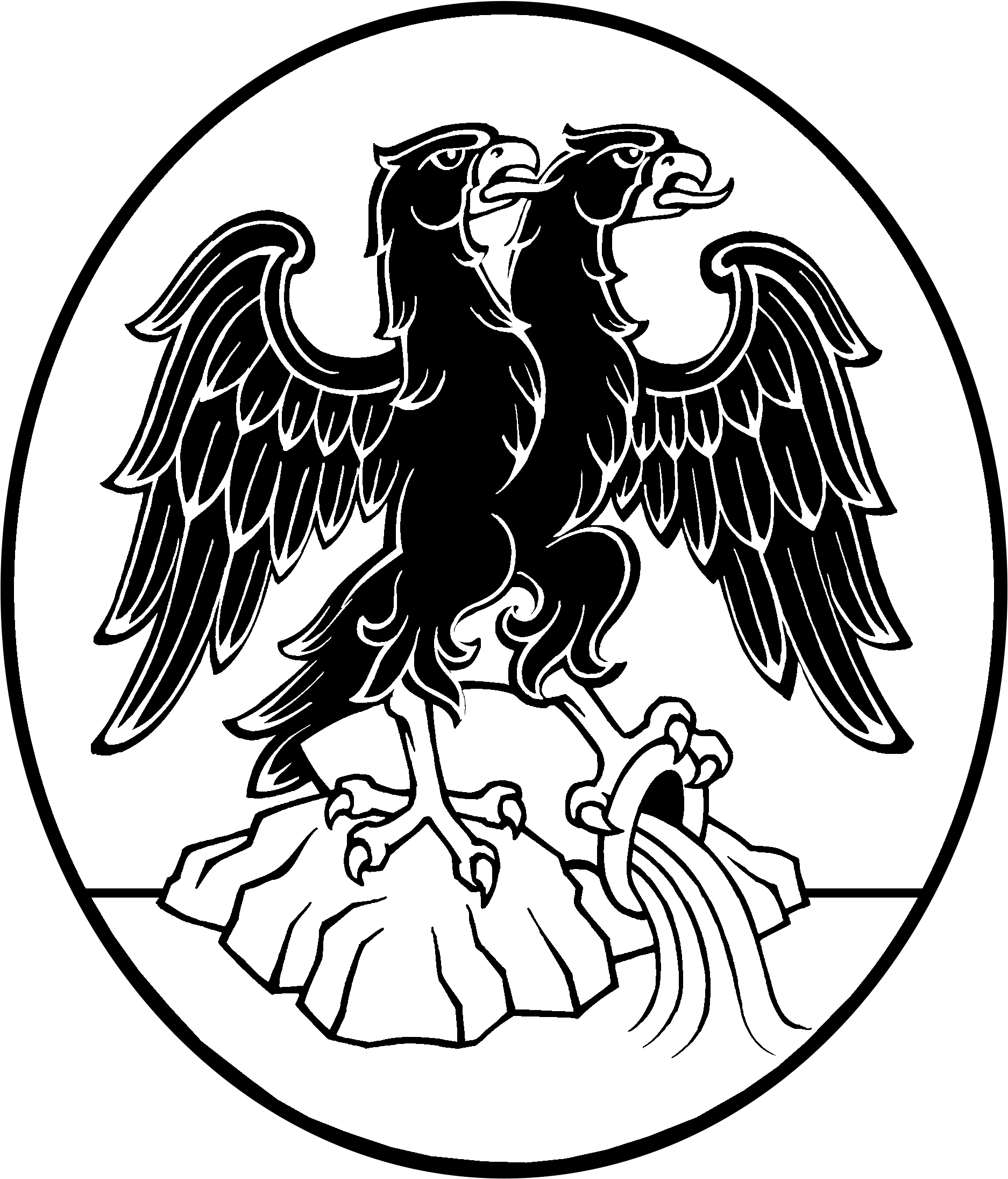 Grad Rijeka Logo Black And White - Grad Rijeka Logo (2400x2400), Png Download