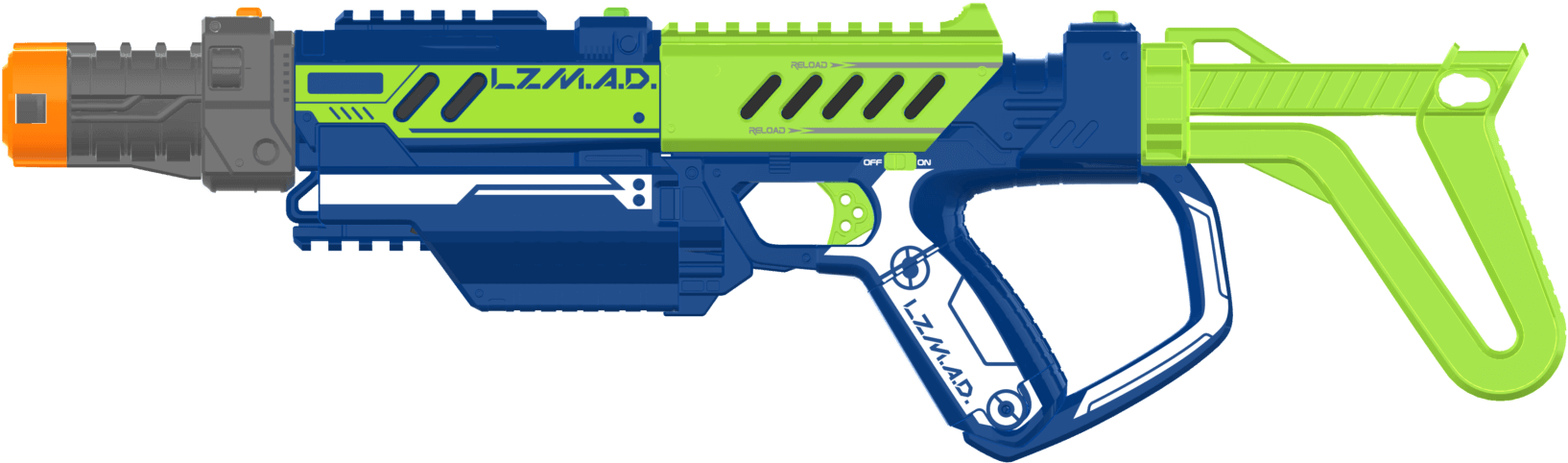 Pro Blaster - Silverlit Lazer M.a.d (1920x1080), Png Download