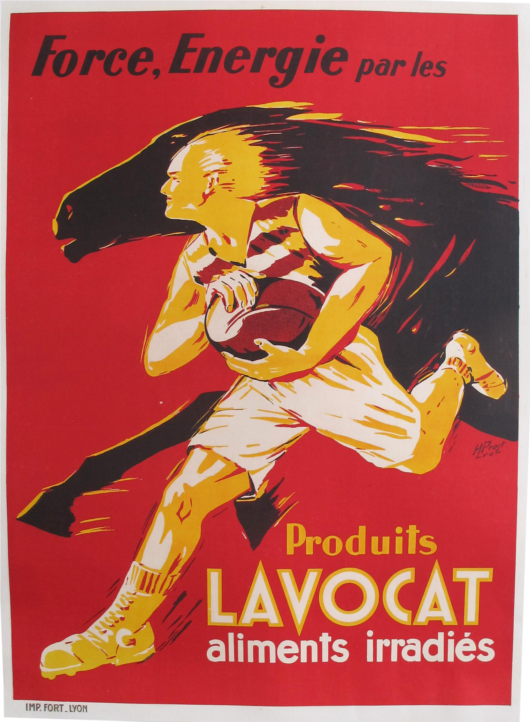 S French Food Poster Produits Lavocat - 1930's Poster (1878x2556), Png Download
