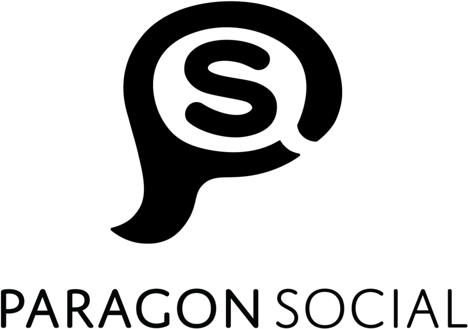 Paragon Social Logo Text2 Black Format=1500w (1000x708), Png Download