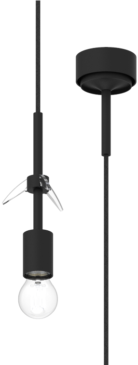 Bergamo Chrome/black - - Ceiling Fixture (752x752), Png Download