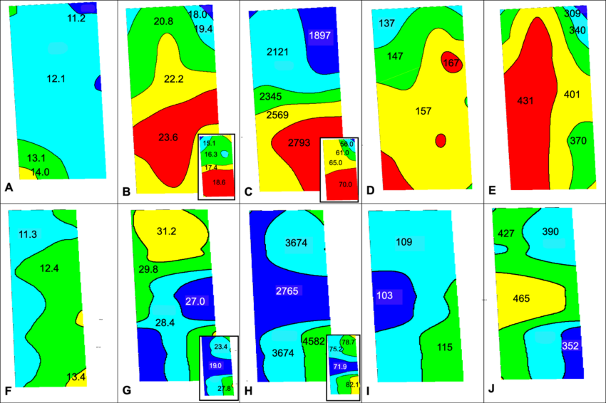 Spatial Variation In Two West Niagara Cabernet Franc - Graphic Design (850x566), Png Download