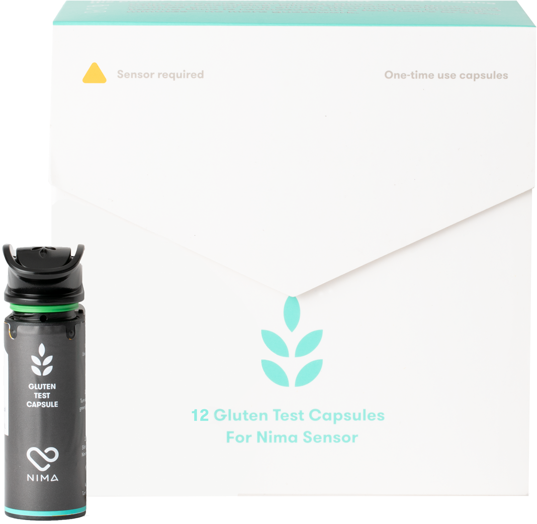 Gluten Test Capsules - Water Bottle (1594x1624), Png Download