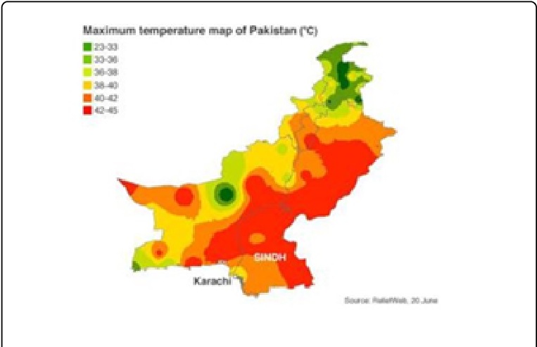 Heat Wave Condition In 2015, Pakistan - Eastern And Western Route Of Cpec (769x496), Png Download