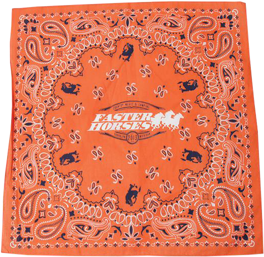 Orange Bandana - Motif (800x800), Png Download