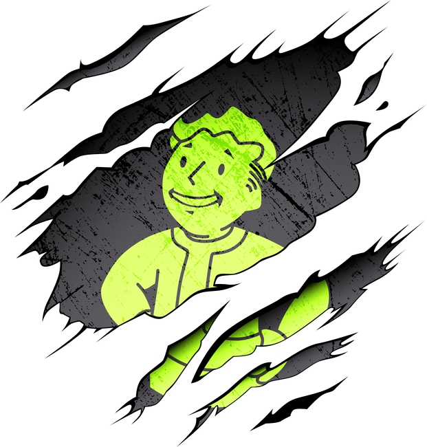 Pipboy - Superman Logo Ripped (621x650), Png Download