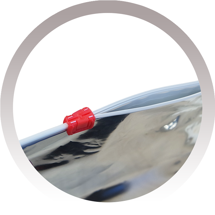 Top Slider Zipper - Circle (1200x944), Png Download