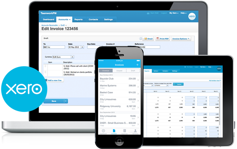 Xero-slider - New Software For Accounting (1000x614), Png Download