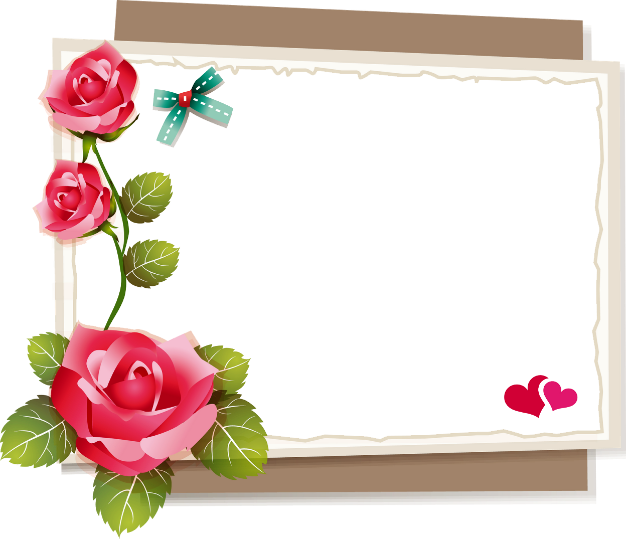 Blindada Por Deus - Moldura Para Foto Floral Png (1248x1075), Png Download