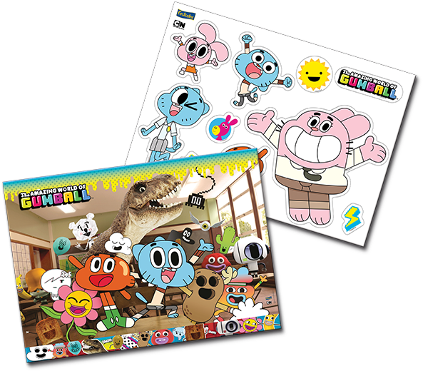 Festa Gumball Kit Decorativo - Amazing World Of Gumball Class (600x600), Png Download