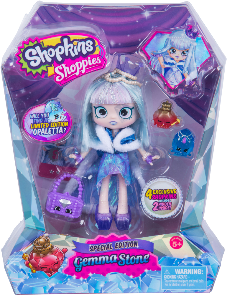 Shopkins Shoppies Gemma Stone - Gemma Stone Shopkins Shoppies (800x1019), Png Download