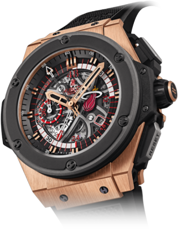 Hublot King Power Miami Heat (597x768), Png Download