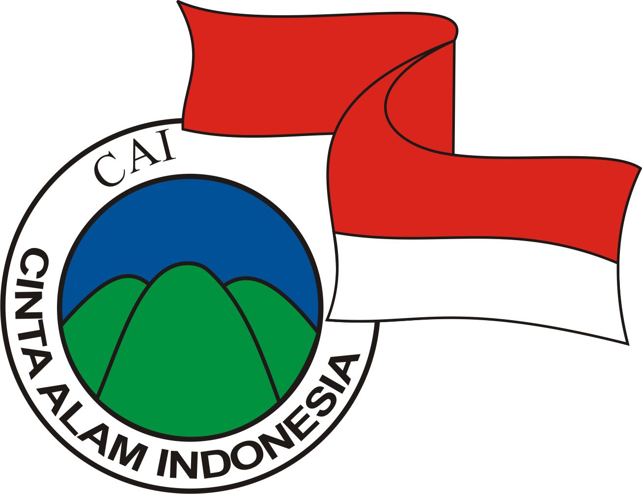 Cinta Alam Indonesia - Indonesian State Intelligence Agency (1307x1006), Png Download