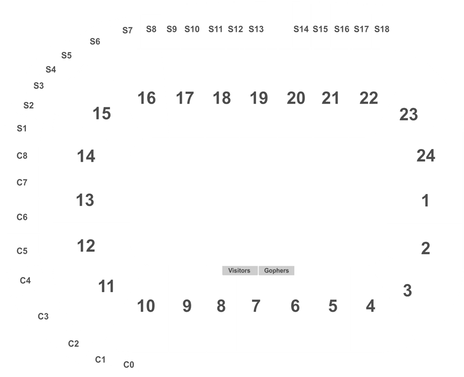 Minnesota Gophers Mens Hockey Vs Arizona State Sun - Document (1050x760), Png Download