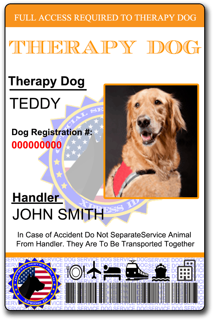 Published October 16, 2015 At - Emotional Support Dog Card (759x1107), Png Download