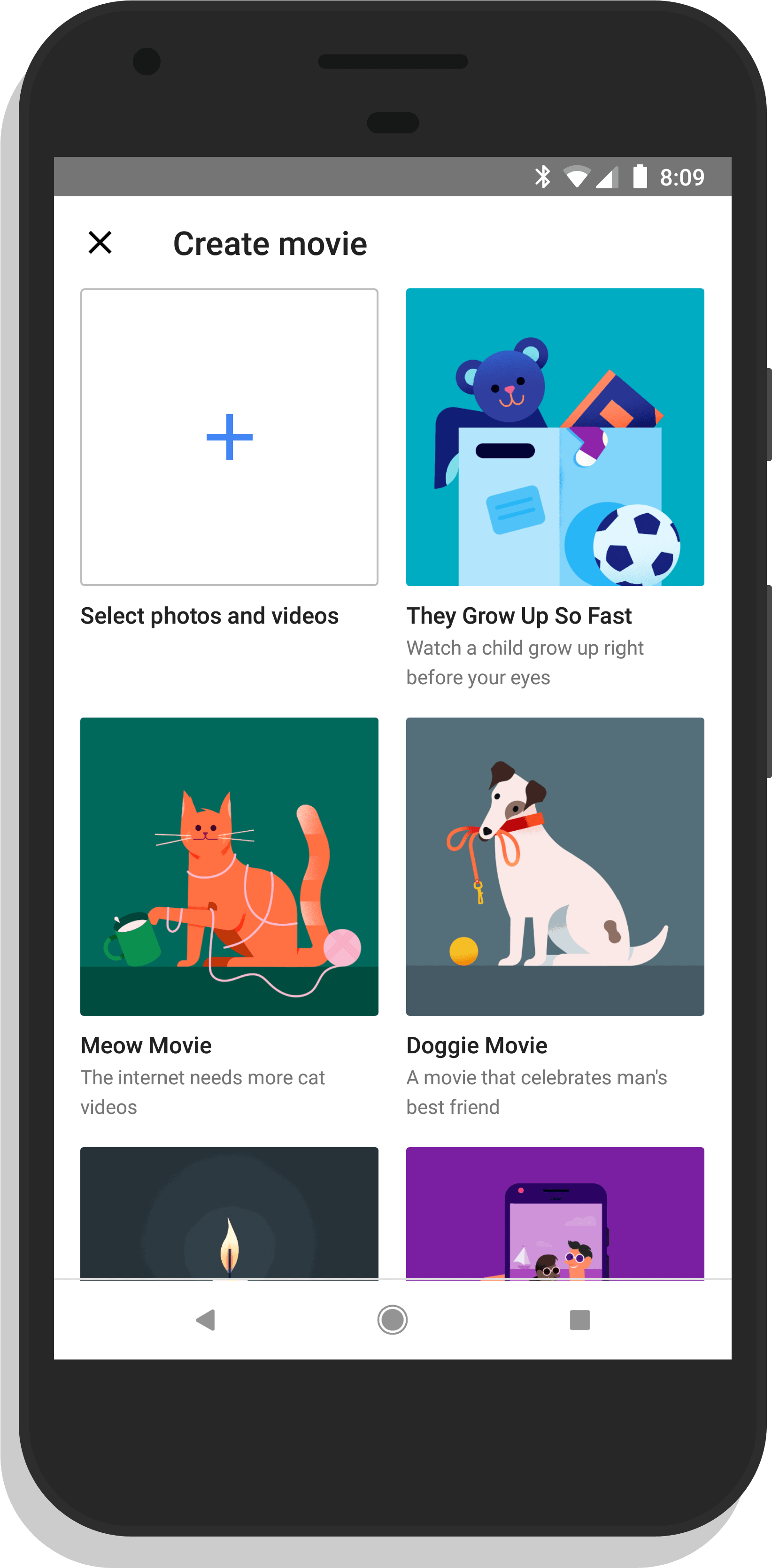 Google Photos Movie Themes - Google Photos (2134x3840), Png Download