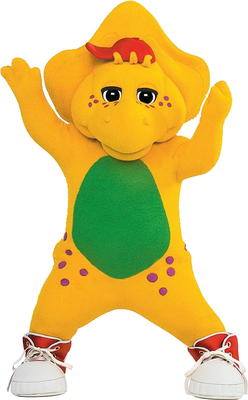 Bj Barney & Friends - Bj Barney Png (572x854), Png Download