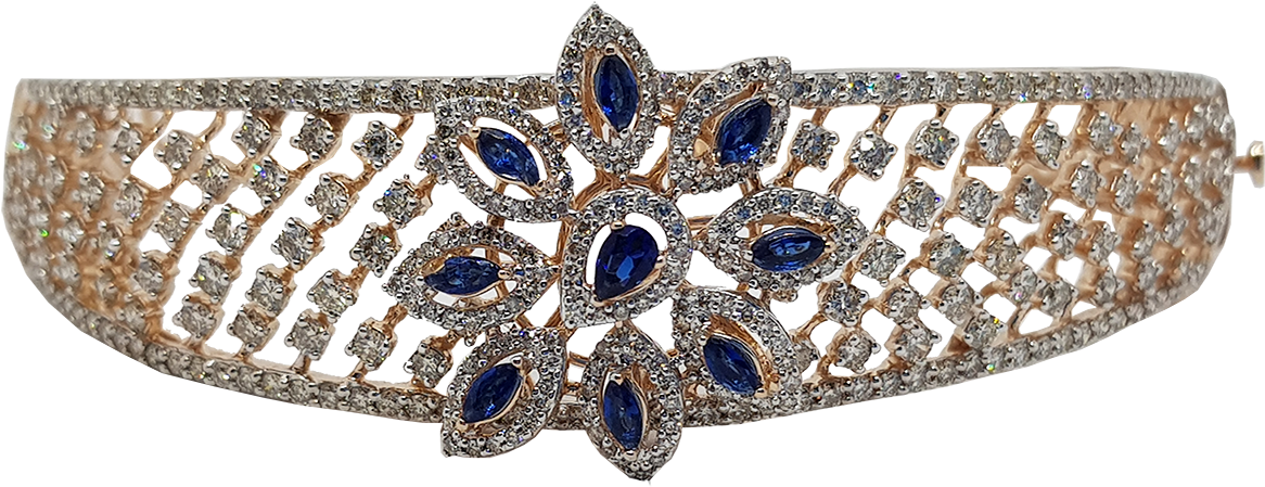 Diamond Bracelet - Tiara (1200x500), Png Download