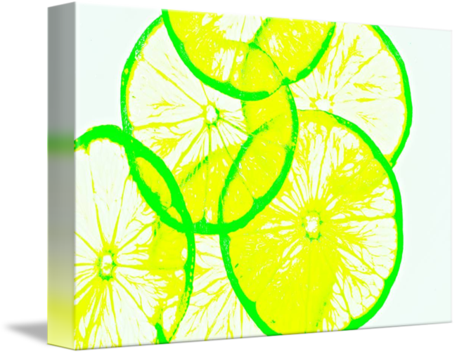 Green And Yellow Background - Sweet Lemon (650x504), Png Download