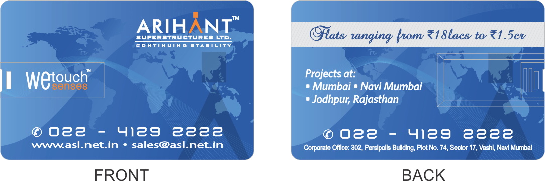 Printed Usb Credit Card Pendrive Printed Usb Credit - Credit Card Examples Front And Back (1084x361), Png Download