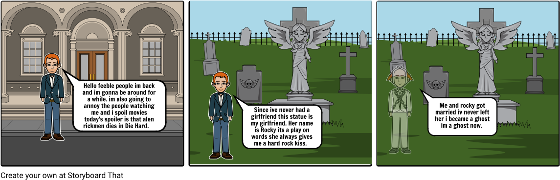 Wendy The Boring Man Part - Cartoon (1164x385), Png Download