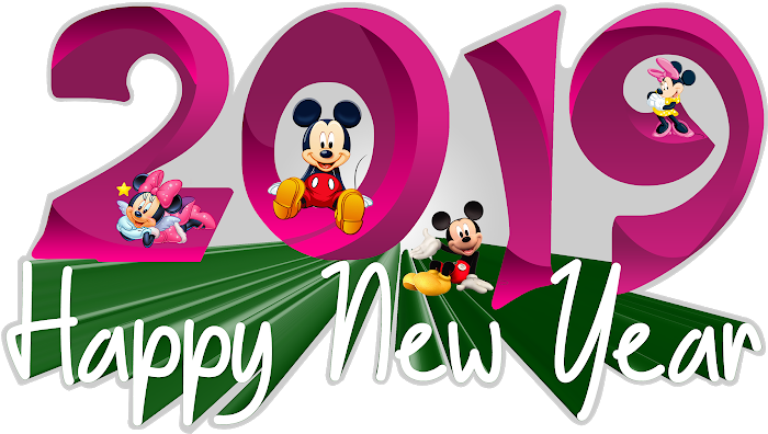 Happy New Year 2019 Psd (800x439), Png Download