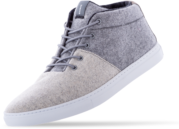 Sky Wooler - Middle Grey - Suede (640x640), Png Download