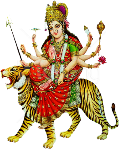 Durga Mata Image Png The Best Hd Wallpaper - Happy Durga Puja Wishes (850x492), Png Download