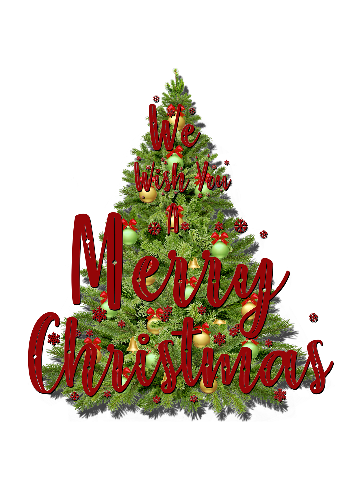 Christmas Tree (1200x1697), Png Download