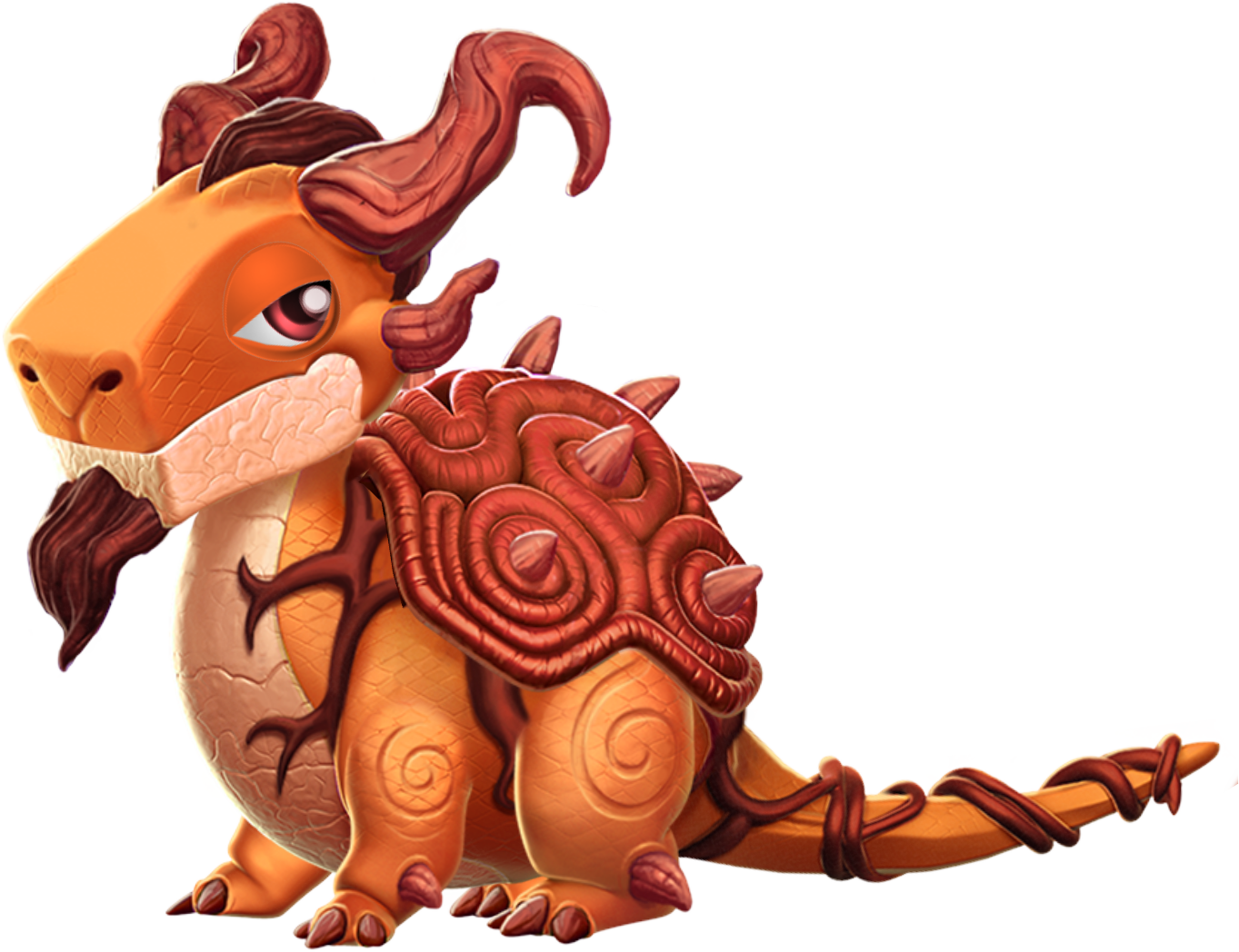 Faun Dragon - Dragon Mania Legends Faun Dragon (1363x1048), Png Download